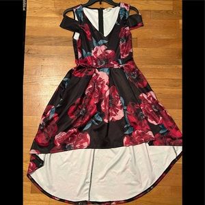 Charlotte Russe High-Low Floral Dress